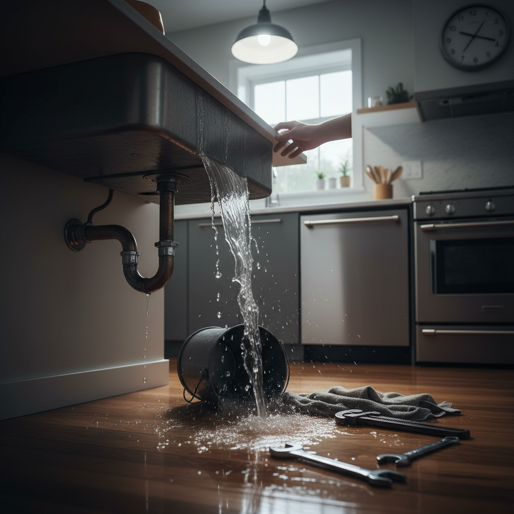 Plumbing emergency leak